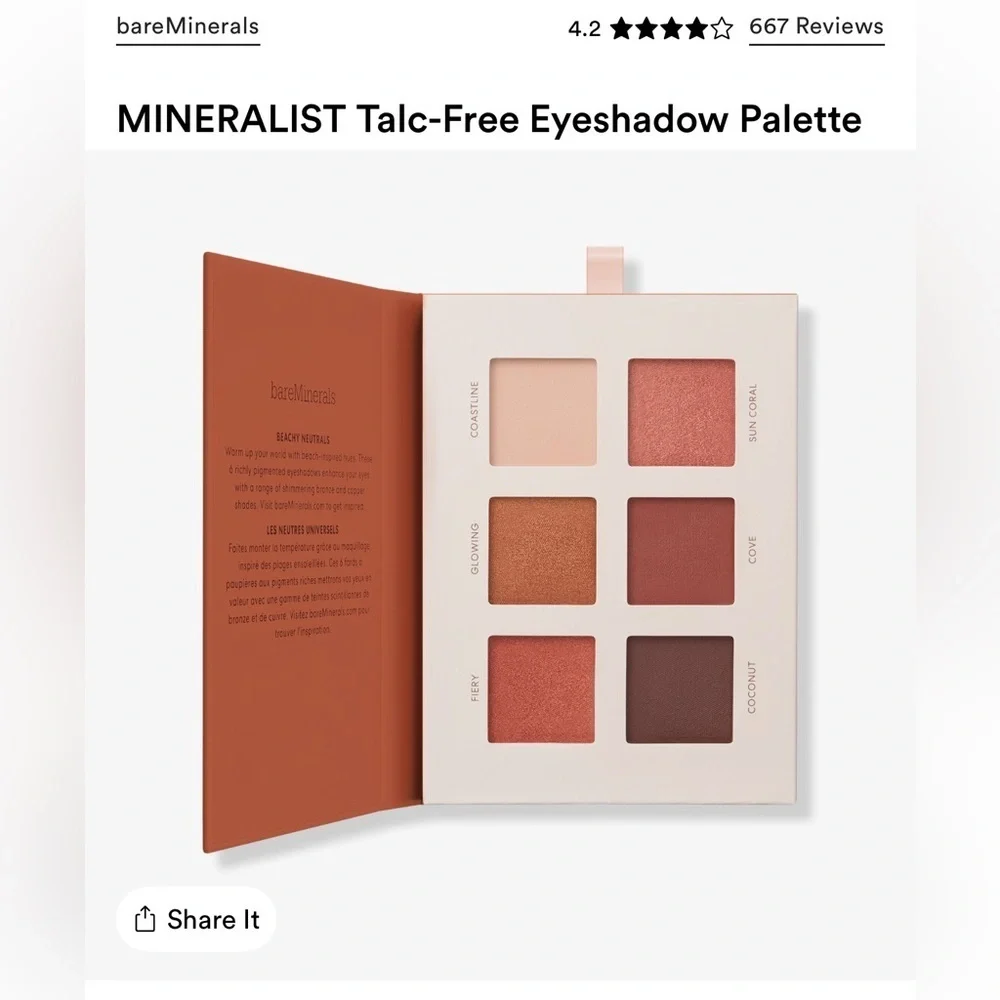 bareMinerals Eyeshadow Palette - Warmth